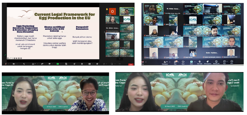 Webinar #1 “From Farm to Table – How Cage-Free Eggs Ensure Food Safety”